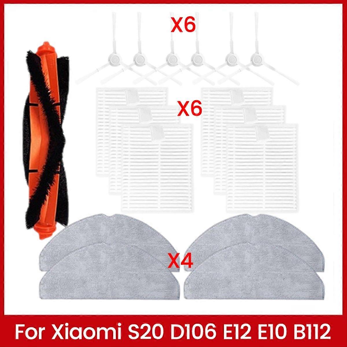 Ersatzteile Für Staubsauger S20 D106 E12 E10 B112: Bürste, Hepa-filter, Reinigungstuch Und Effizientes Haushaltsreinigungszubehör