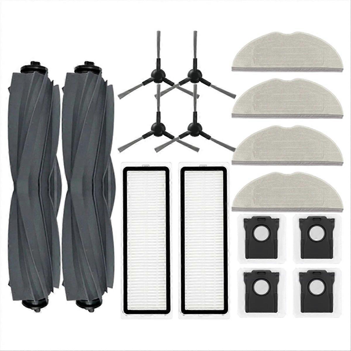 16-teiliges Set Für S10 Plus/find S10 Plus: Hauptseitenbürste, Hepa-filter Und Staubreinigungstuch.