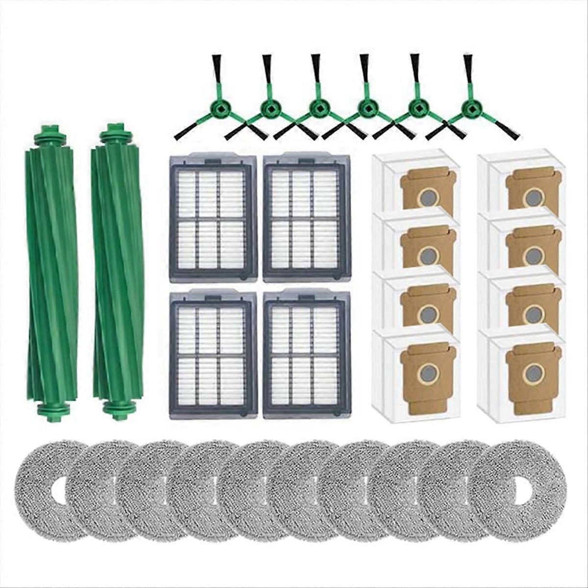 Ersatzteile Für Den Saugroboter Plus 505 Combo / 405 Combo: Bürste, Hepa-filter, Reinigungstuch Und Staubbeutel