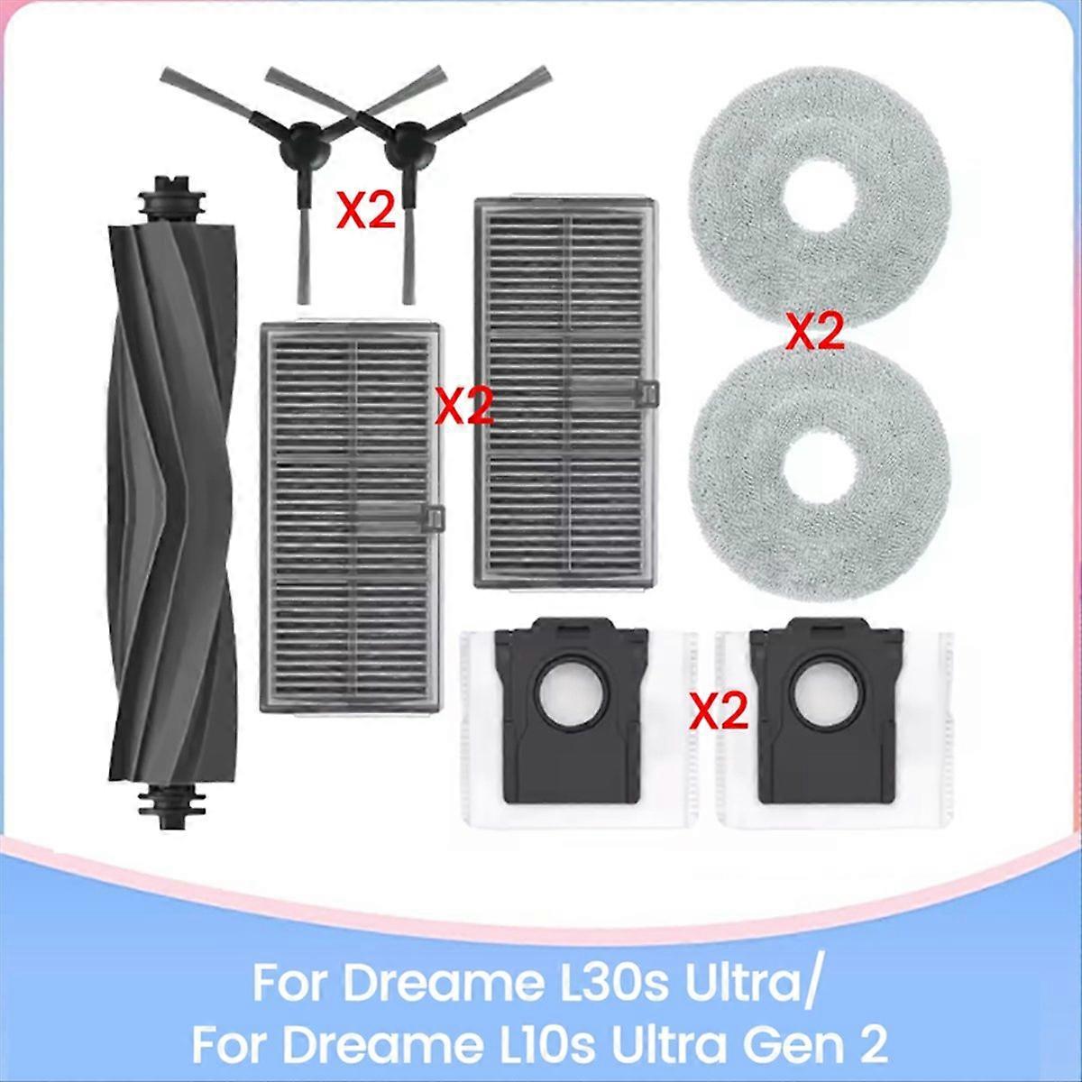 Hauptseitenbürste, Hepa-filter, Reinigungstuch, Staubbeutel Für Die Staubsauger L10s Ultra Gen 2 Und L30s Ultra – Ersatzteile