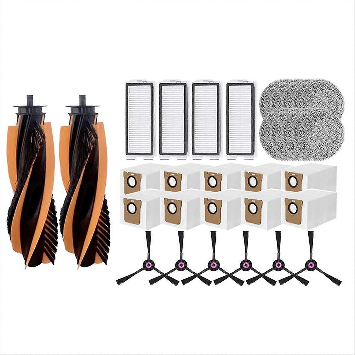 30-teiliges Set Für Den Saugroboter P20 Pro/t5 Pro: Hauptbürste, Seitenbürste, Filter, Reinigungstuch Und Staubbeutel.