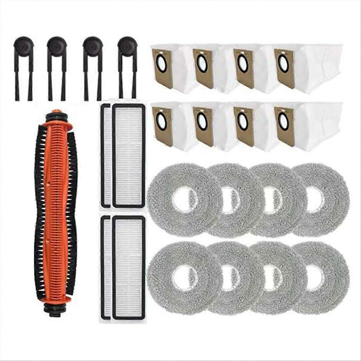 25-teiliges Set Für Den Staubsauger M40s Ov31cn: Hauptbürste, Seitenbürste, Hepa-filter, Reinigungstuch Und Staubbeutel.