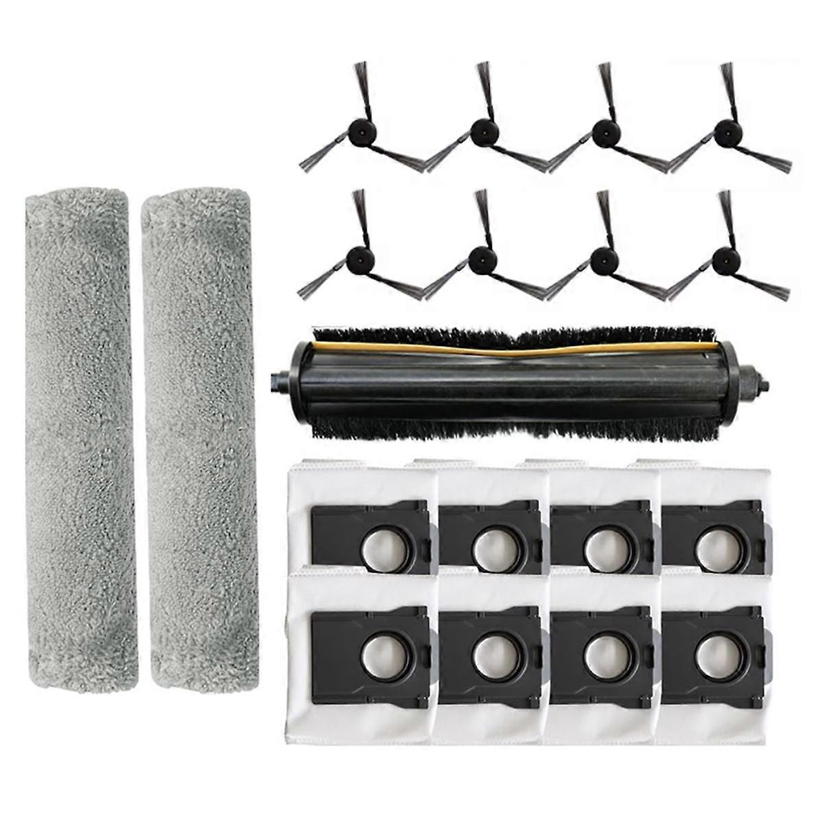 Ersatzteile Für Staubsauger Z5 / Z5 Pro / Z50 Ultra: Anti-roll-bürste, Staubbeutel, Seitenbürste, Fransenbürste.