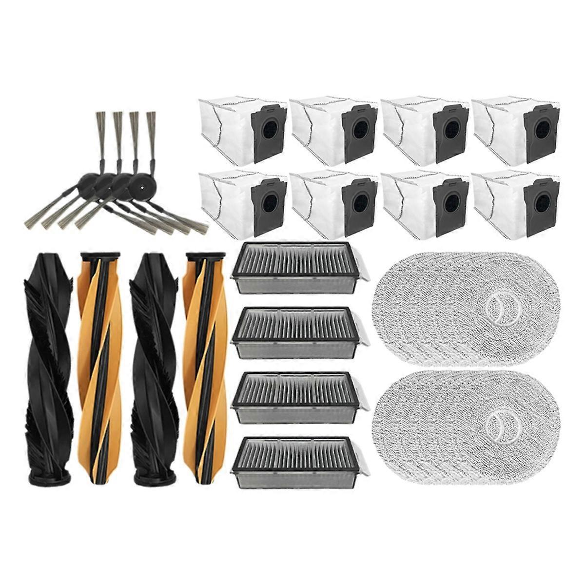 28-teiliges Set Für X50 Ultra/x50 Master/l50 Pro Ultra/l40s Pro Ultra/l40s Ultra: Bürste, Filter, Reinigungstuch Und Staubbeutel.
