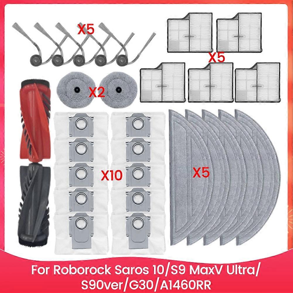 Ersatzteile Für Saros 10/s9 Maxv Ultra/s90ver/g30/a1460rr: Hauptbürste, Filter, Staubbeutel, Vibrationsreinigungstuch