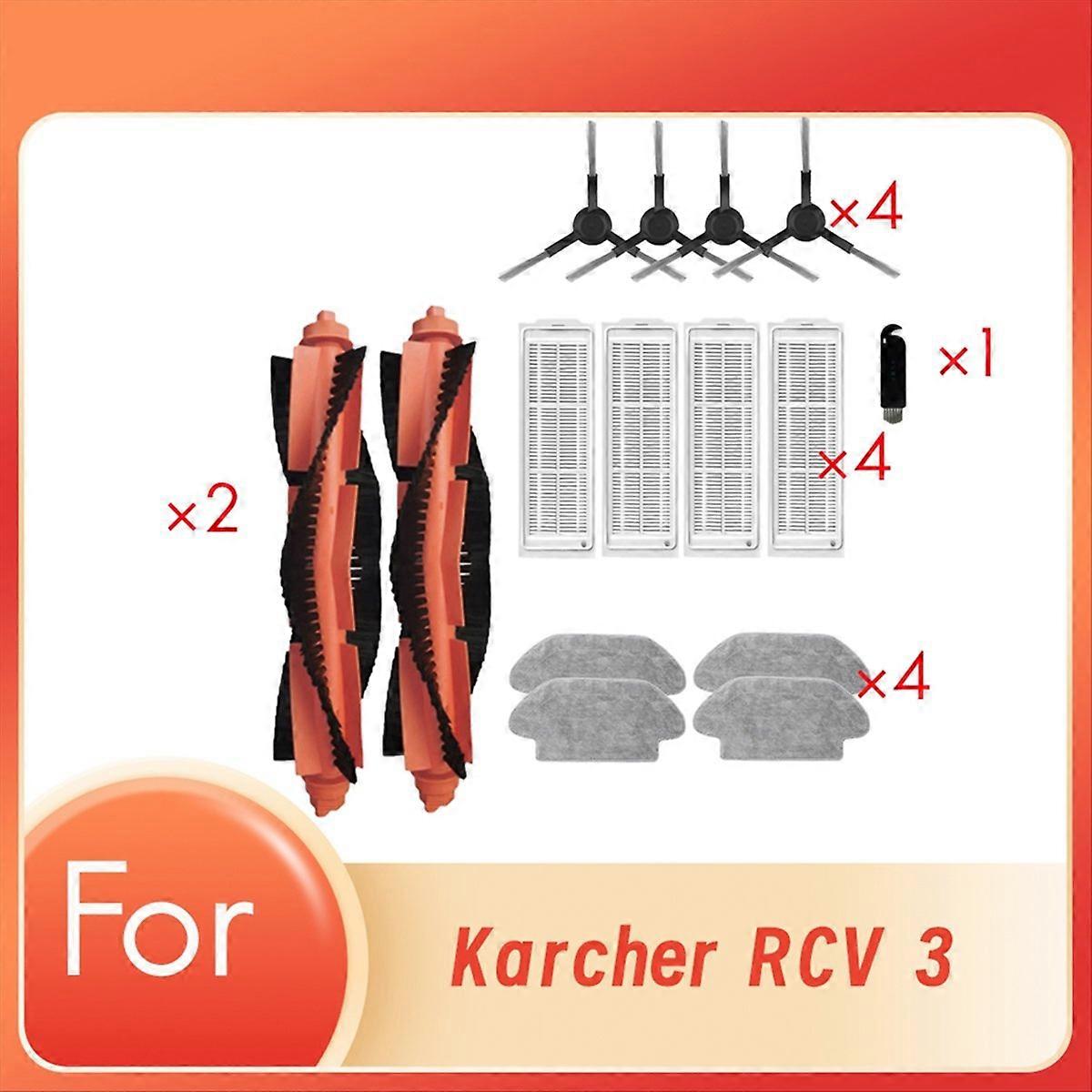 15-teiliges Rcv 3 Staubsauger-set: Zubehör, Seitenbürste, Hepa-filter, Reinigungstuch, Ultra-zubehör