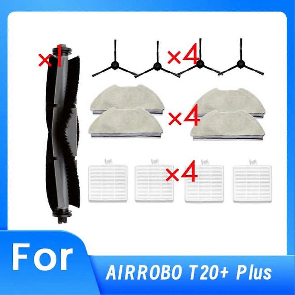 Zubehör Für Den Staubsauger Airrobo T20+: Hauptbürste, Reinigungsfilter, Besonders Widerstandsfähige Teile.