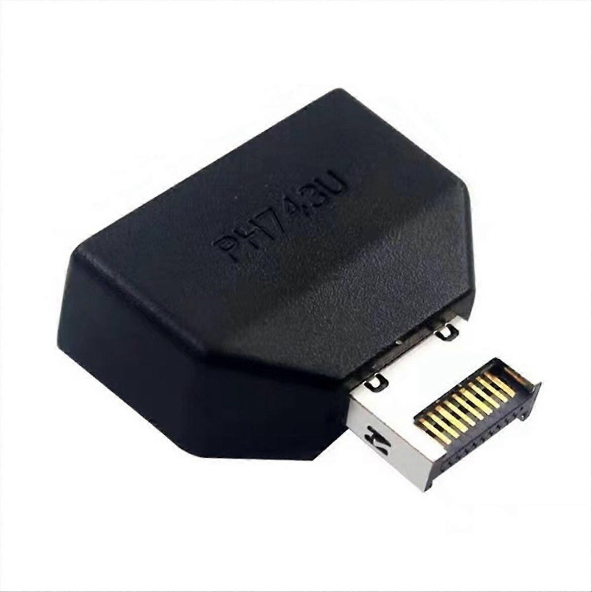 Usb 3.2 Typ-e 19-pin/20-pin Auf Frontpanel Usb 19-pin Erweiterungsadapter Für Desktop-motherboards (usb Typ-a/typ-c).
