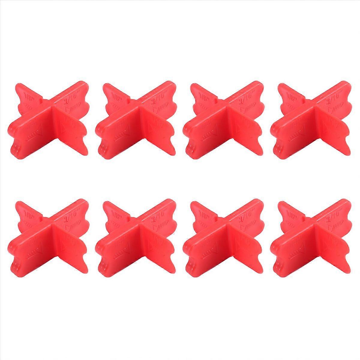 Set Mit 8 Kunststoff-terrassendielen-abstandshaltern In 4 Verschiedenen Stärken: 1/16", 1/8", 3/16" Und 1/4". Abstandshalter-schablone Mit Klemme Für Terrassendielen.
