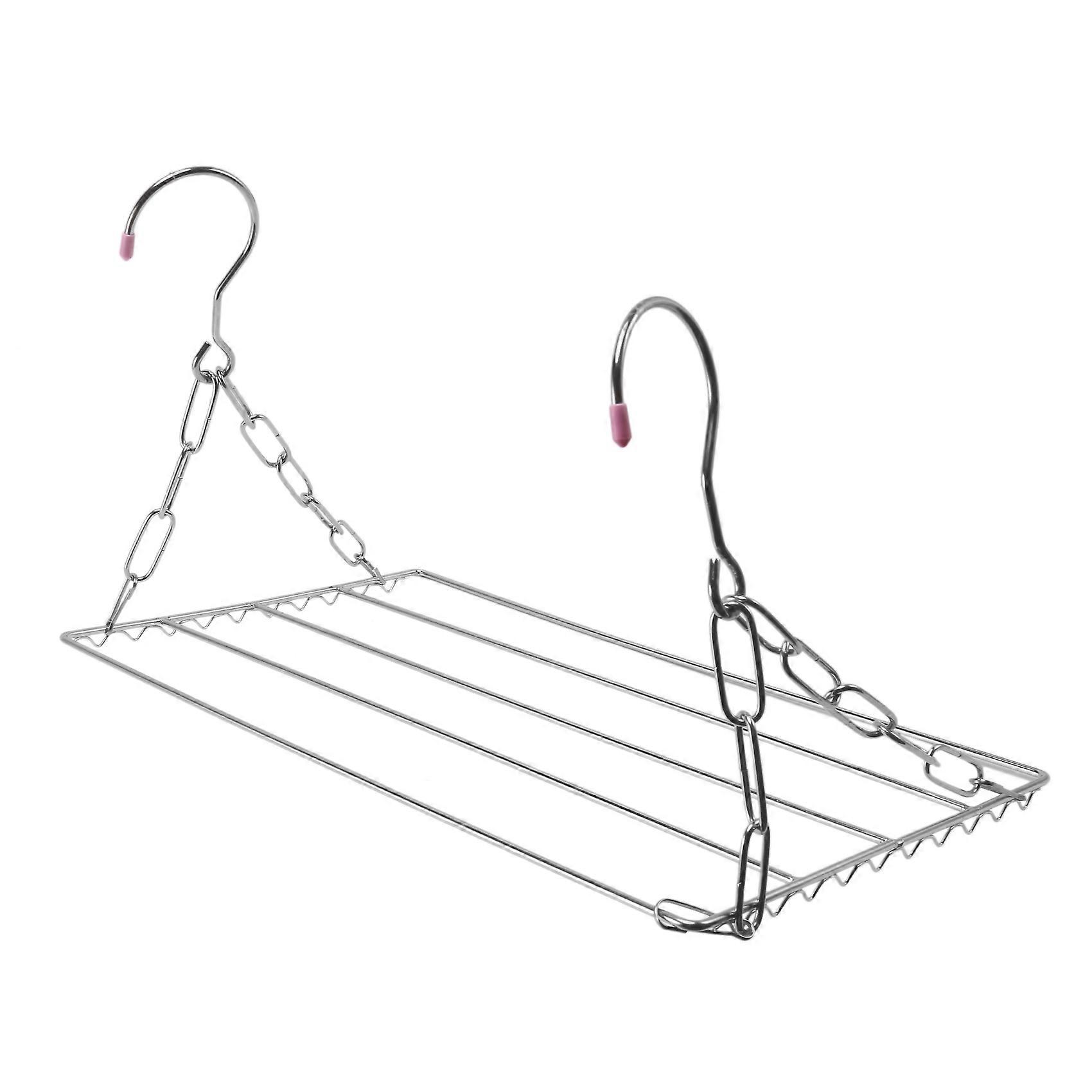 Multifunktionaler Wäscheständer, Kleiderbügel Aus Edelstahl Zum Aufhängen Von Kleidung, Handtüchern Und Socken.