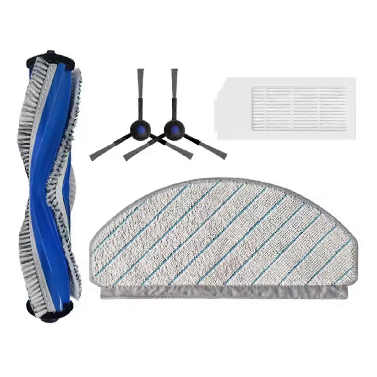 Set Mit 5 Ersatzteilen Für Den Debot N20 / N20 Plus / N20 Staubsauger: Bürste, Filter Und Reinigungstuch.