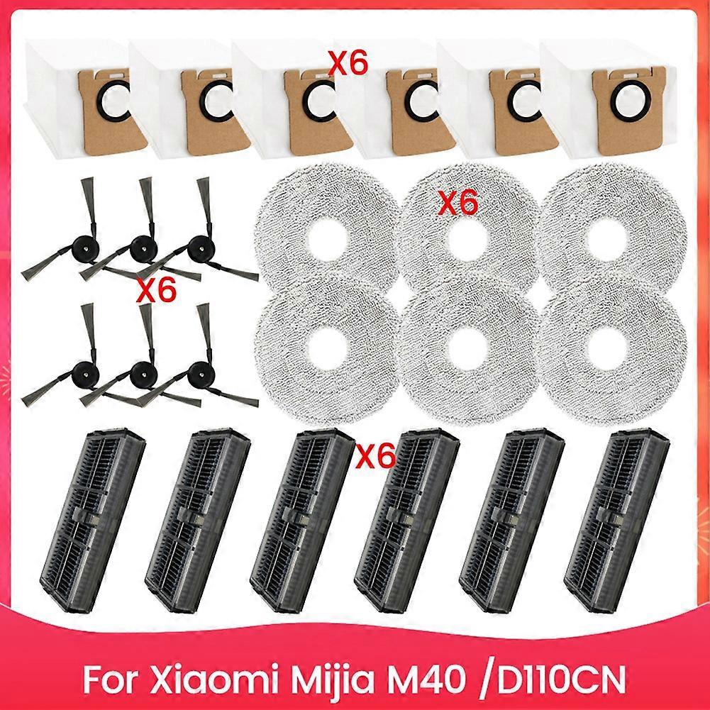 24-teiliges Set Inklusive Bürste, Staubbeutel, Filter Und Reinigungstuch Für Den Xiaomi Mijia M40 D110cn Staubsauger – Ersatzteile