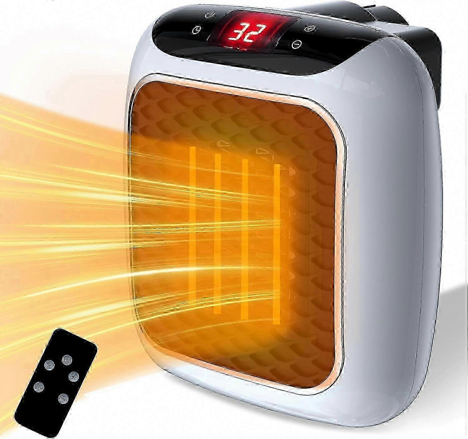 800-w-ptc-keramik-heizlüfter Mit Fernbedienung, 2 Betriebsmodi, Energiesparende Elektrische Heizung Für Zuhause