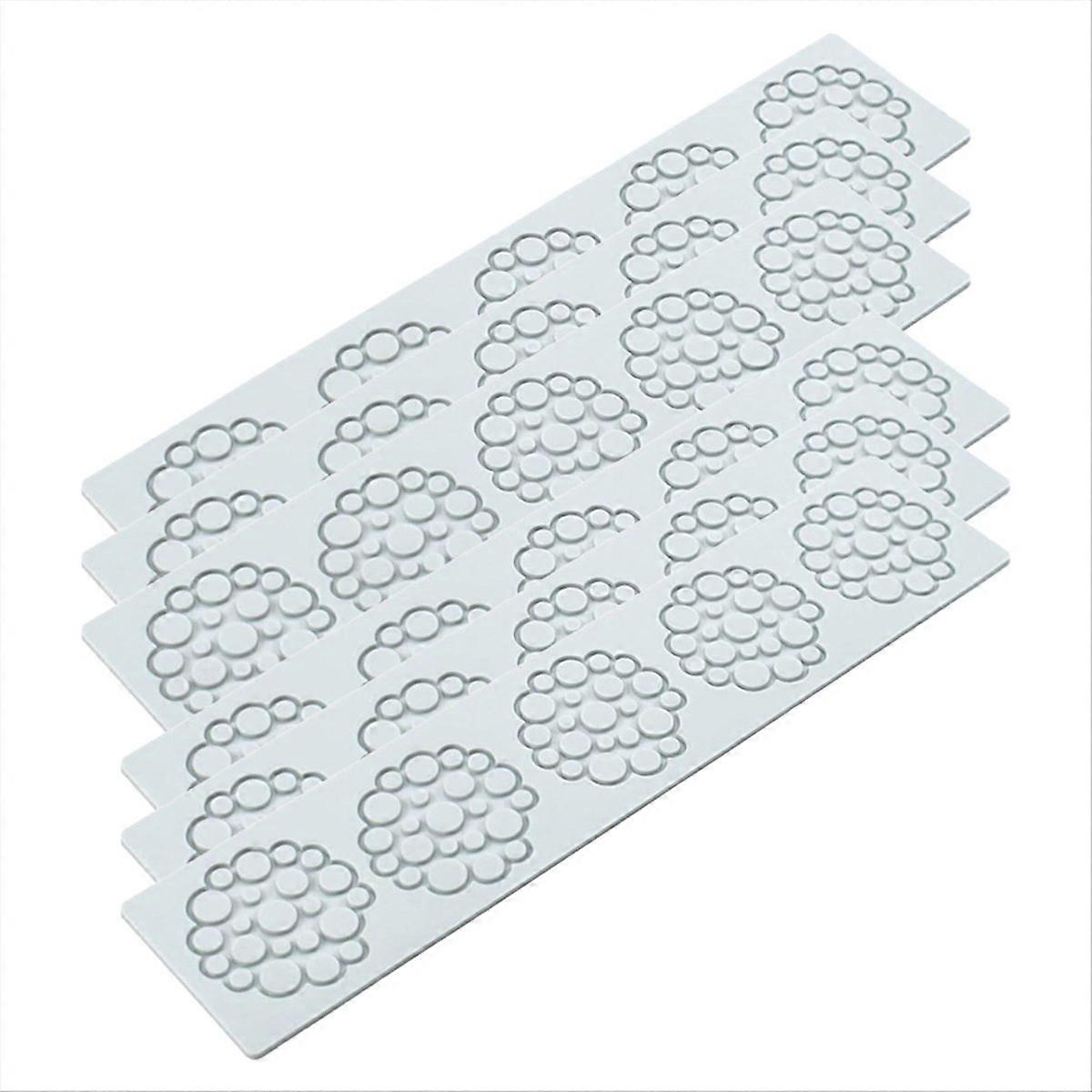 Silikon-fondant-kuchenform, 6er-set, Florales Spitzenmuster