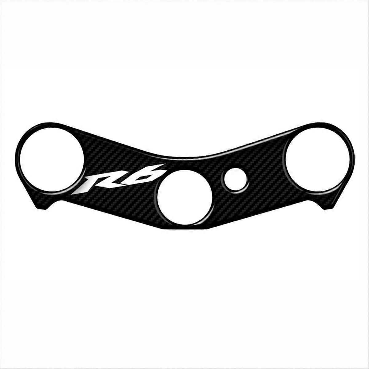 3d-klebeschutz In Carbon-optik Für Die Obere Gabelbrücke Von Yzf R6 Motorrädern Der Baujahre 2006-2016