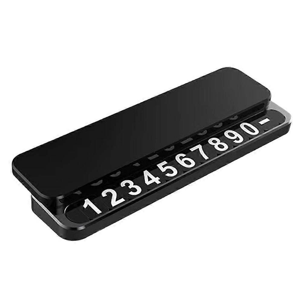 Universelles Temporäres Parkschild Mit Versteckter Telefonnummer, Aus Metall Und Acryl, Auto-styling-zubehör.