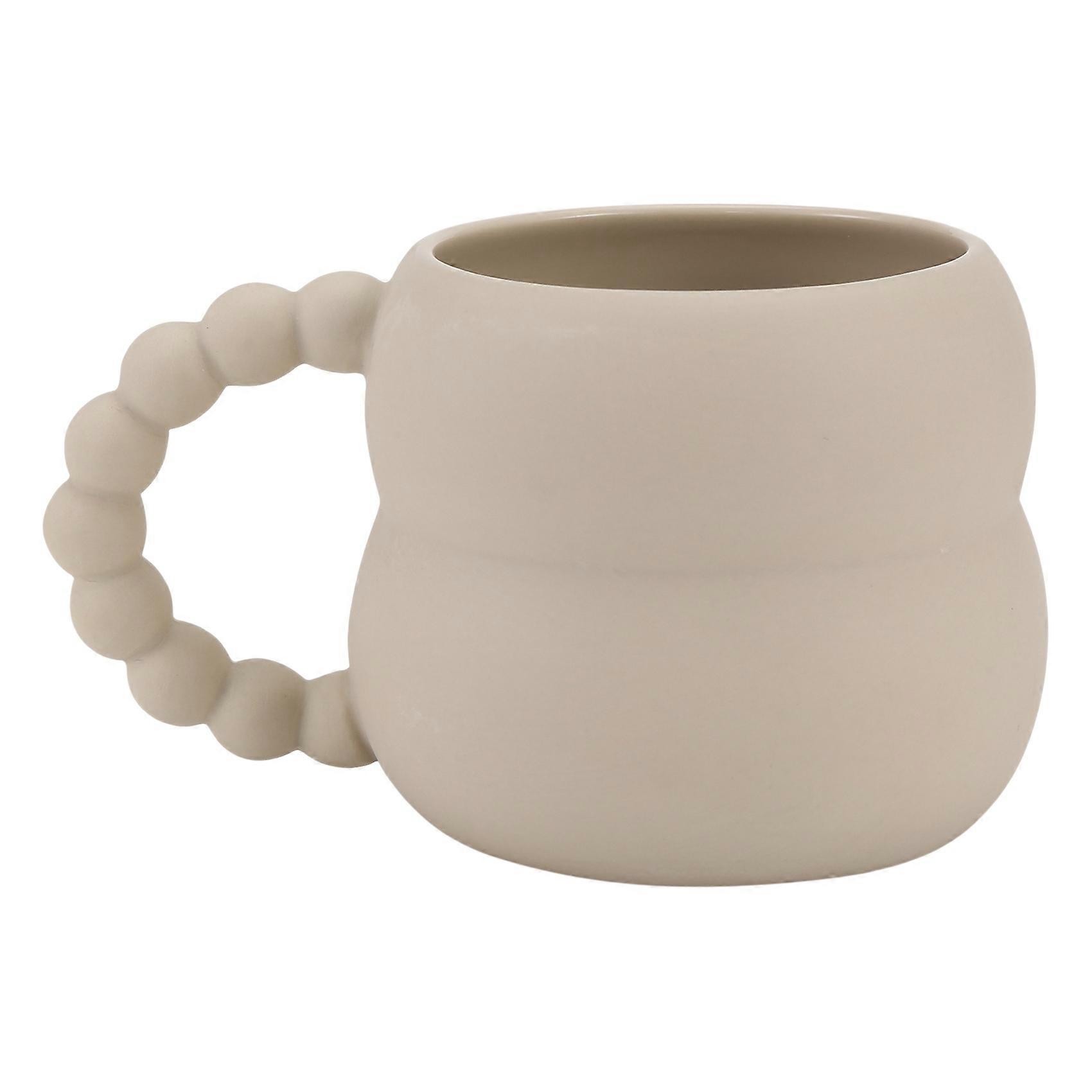 Kreative Keramiktasse, Niedliche Kaffeetasse, Nordische Wohndekoration, Handgefertigte Kunst, Milchtee-tasse, Geschirr, Paar B