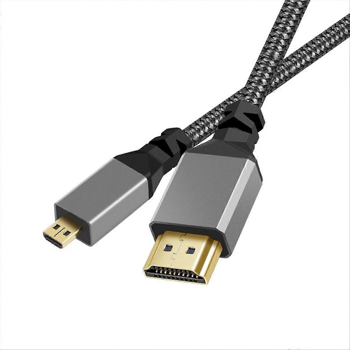 4k 60hz-kompatibles Kabel – Micro-usb-auf-4k-60hz-kompatibles Kabel – Nylon-geflechtkabel