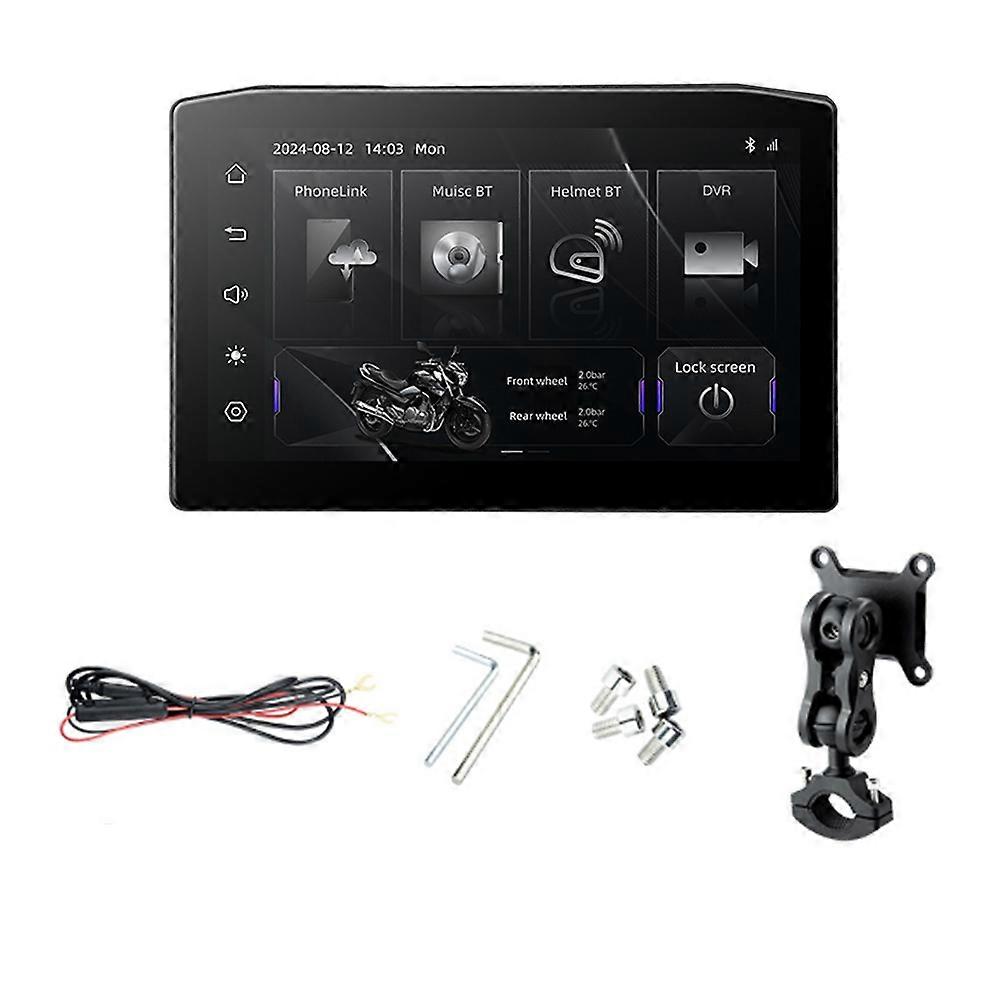 Abnehmbarer 6,25-zoll-navigationsbildschirm Für Motorräder, Kompatibel Mit Carplay Und Android Auto, Tragbar Und Wasserdicht.