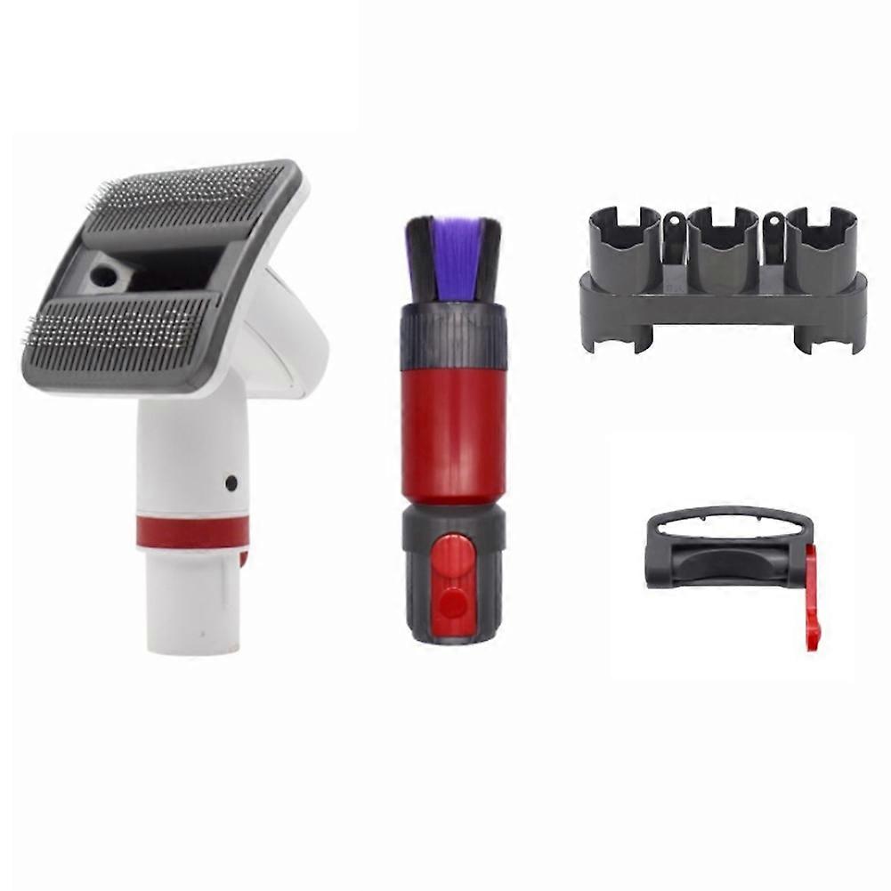 Set Mit 4 Tierhaarbürsten, Kompatibel Mit Den Staubsaugern V7, V8, V10, V11 Und V15. Ersatzteile Für Die Fellpflege Von Hunden Und Katzen.