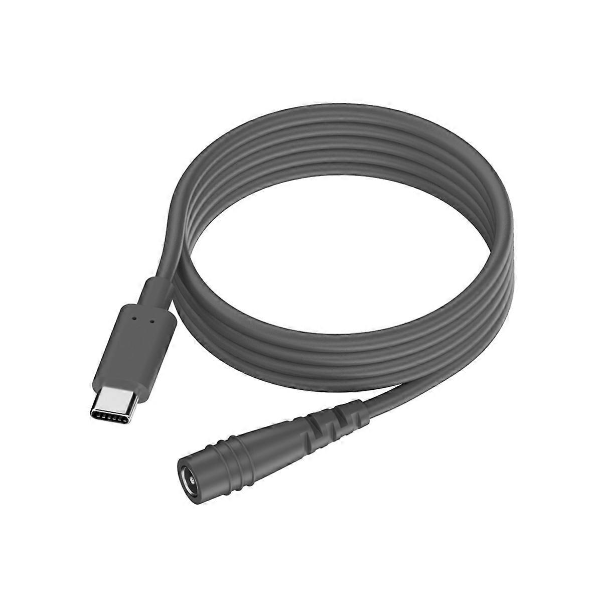 Mini-usb-c-auf-dc-buchse-kabel Mit Überlast- Und Kurzschlussschutz 2 Meter Langes Usb-c-auf-dc-ersatzkabel