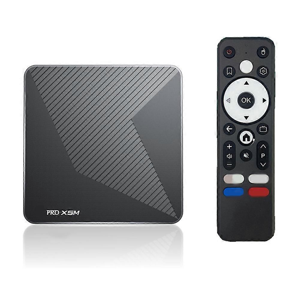 14-zoll X5m Android Tv Box Mit Sprachsteuerung, 4k 60fps, Amlogic S905x5m Prozessor, Hdr, 8k, Wi-fi 6 2,4 Ghz Und 5 Ghz, Bluetooth 5.0, 1000m Lan, 3d-kompatibel (usa)