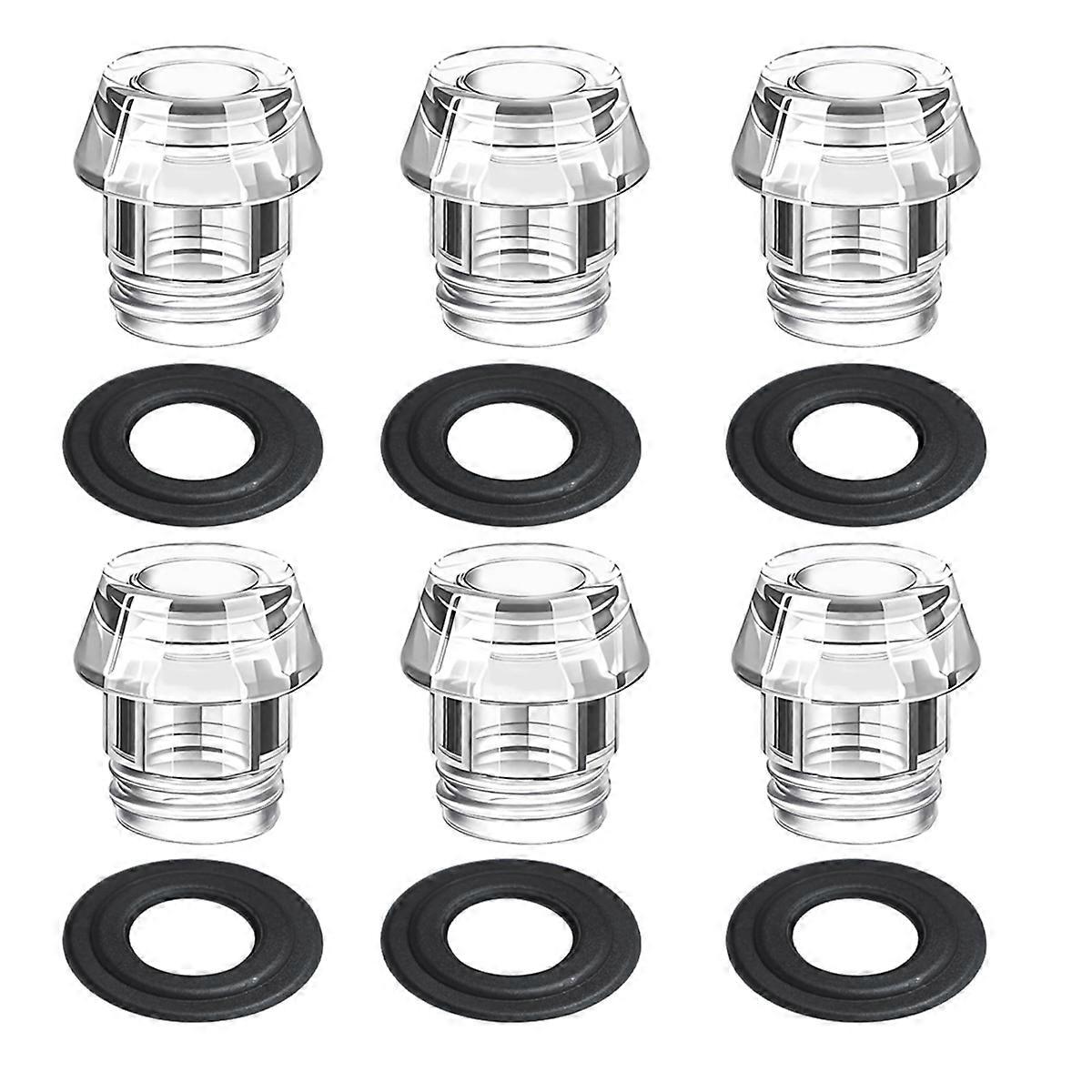 Set Mit 6 Ersatzknöpfen Für Kaffeemaschinen, Inklusive Oberteil Und Dichtung, Sowie Ersatzfiltern Für Kaffeemaschinen.