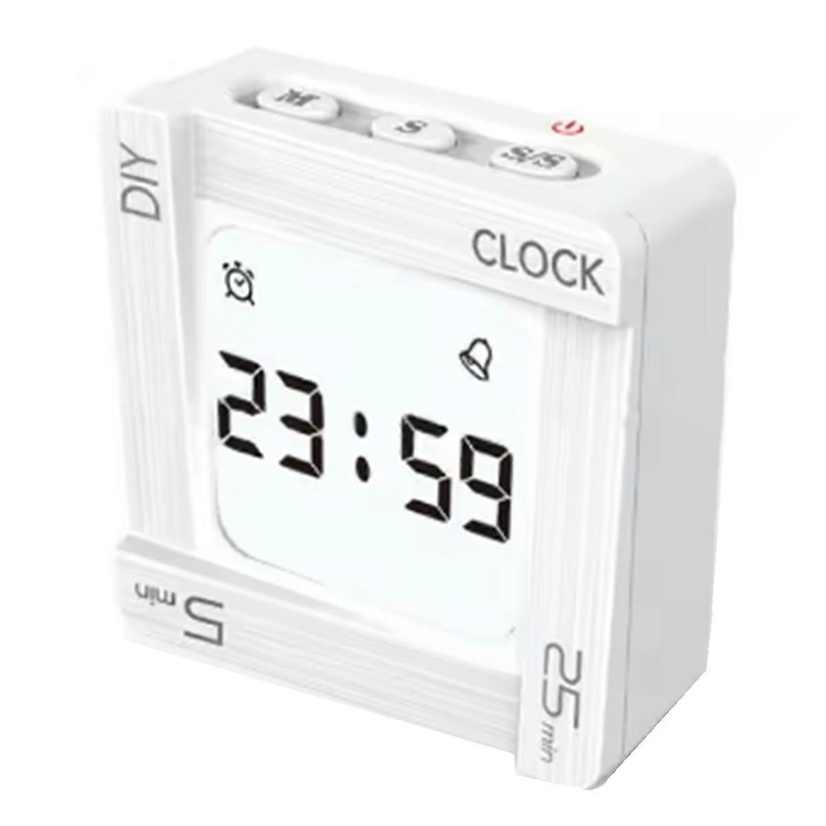 Selbstgemachter Pomodoro-timer Für Zeitmanagement, Quadratischer Countdown-wecker, Erinnerungsfunktion Für Schüler