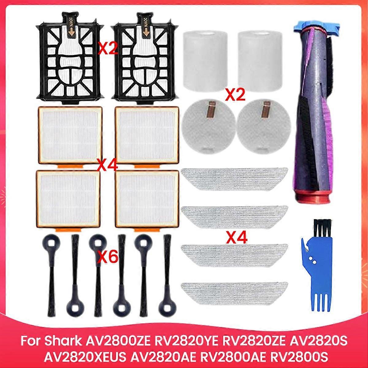 Set Mit 20 Hepa-filtern Für Seitenbürsten Und Walzen, Kompatibel Mit Den Modellen Av2800ze, Rv2820ye, Rv2820ze, Av2820s Und Av2820xeus. Ersatzteile Sind Enthalten.