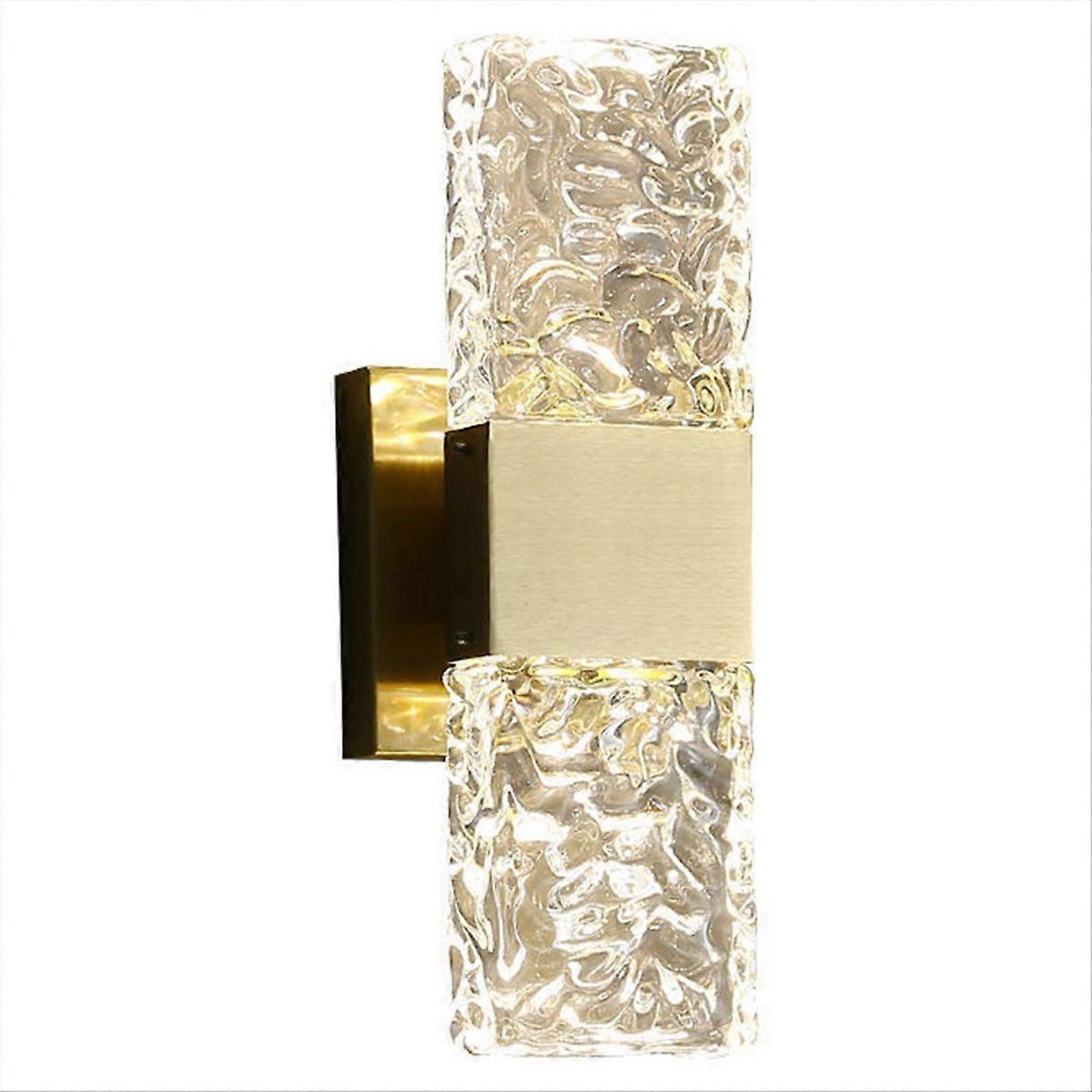 Luxuriöse Wandleuchte Aus Glas Und Kristall, Ideal Für Das Wohnzimmer, Einen Flur Oder Ein Treppenhaus, Oder Auch Als Einfache Nachttischlampe Für Ein Schlafzimmer.