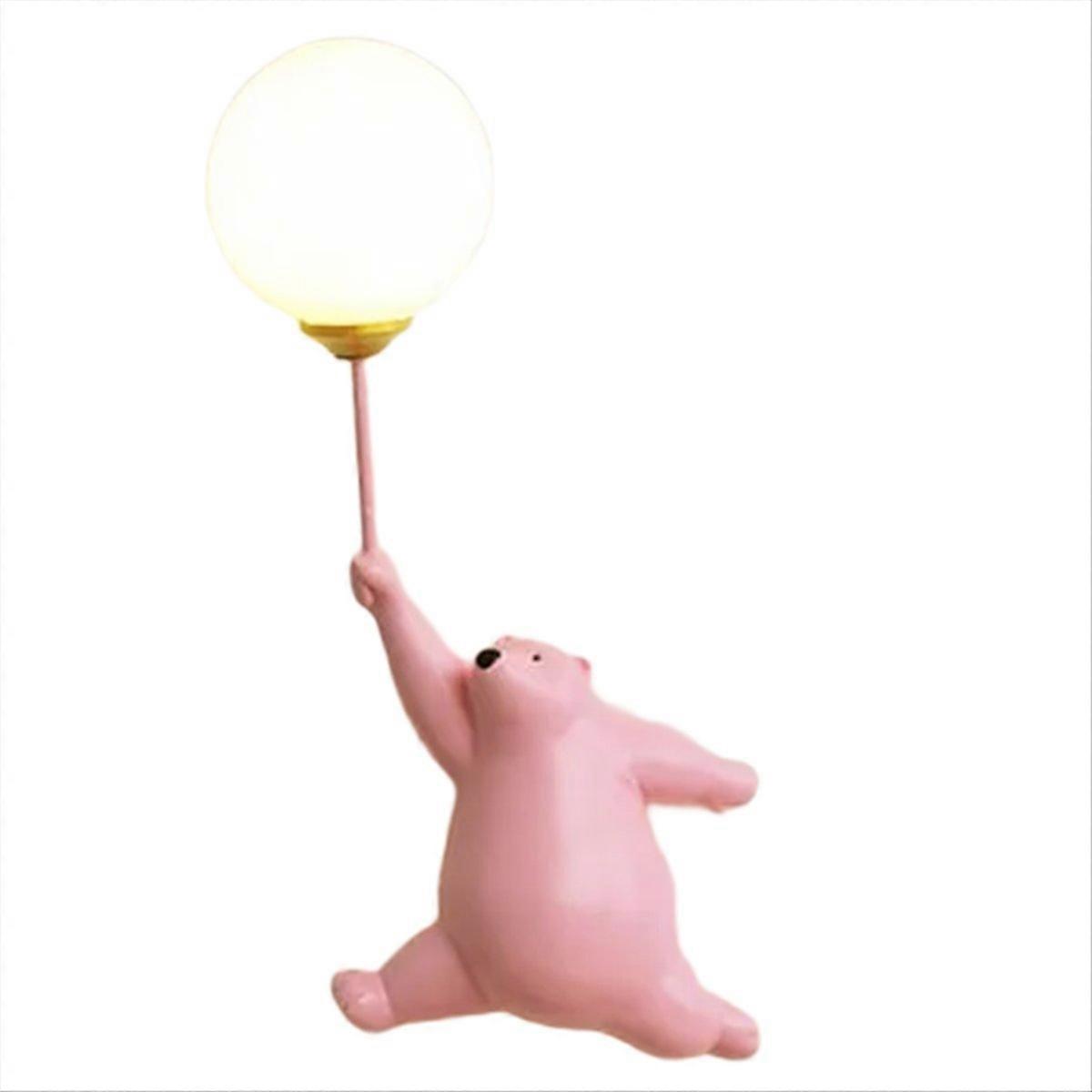 Led-wandleuchte Mit Bärenmotiv, Wandlampe Für Kinderzimmer Mit Familienthema