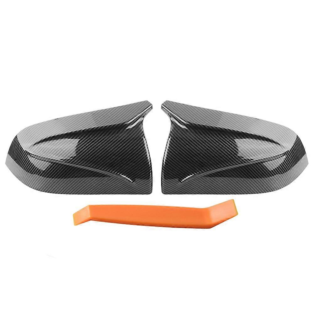Rückspiegelabdeckung In Carbonfaser-optik, Dekorative Abdeckung, Ersatz-seitenspiegelabdeckung Für Tesla Model 3 2017-2023