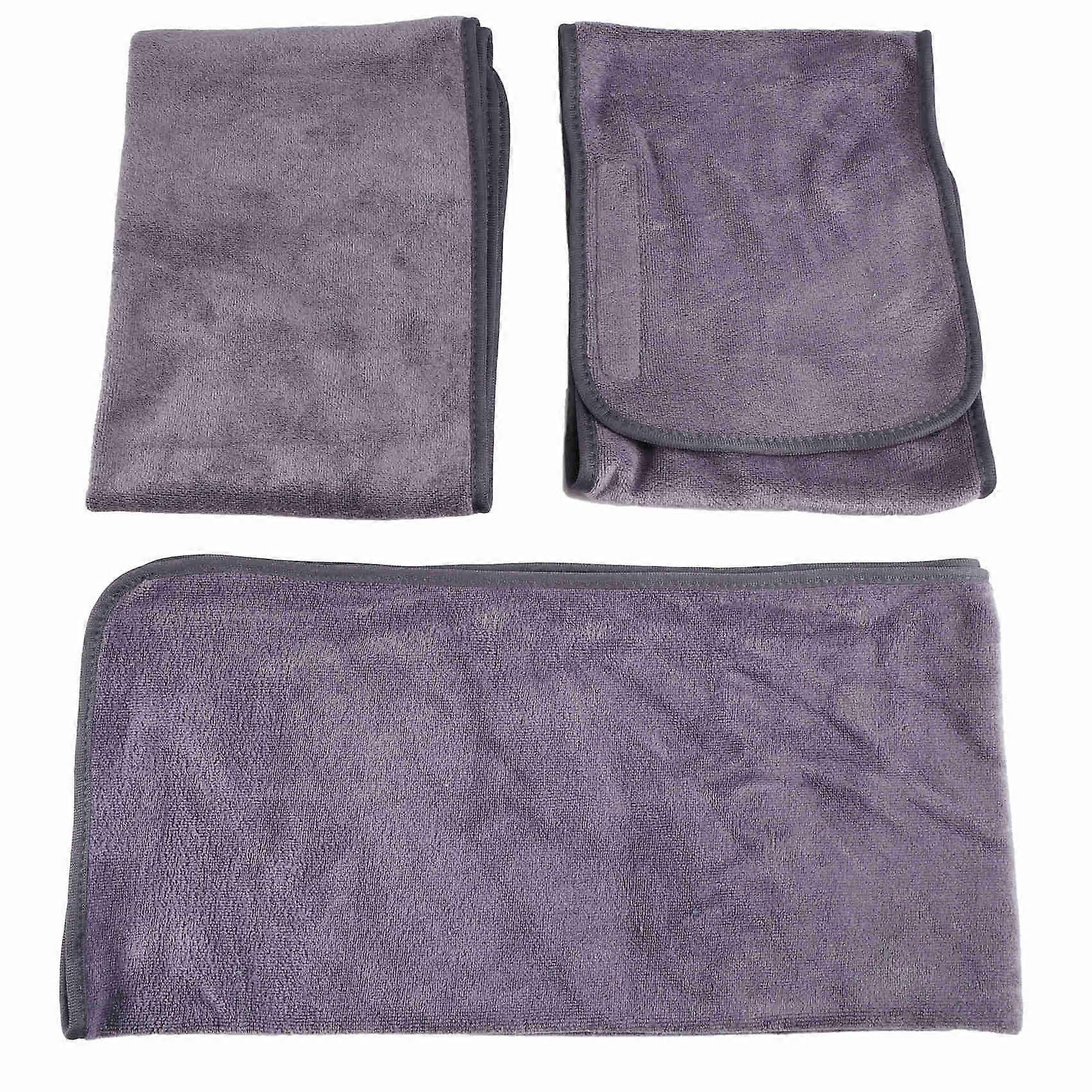 Kosmetiksalon-handtuchset Bestehend Aus Einem Shampoo-handtuch, Einem Haarband Und Einem Badetuch.