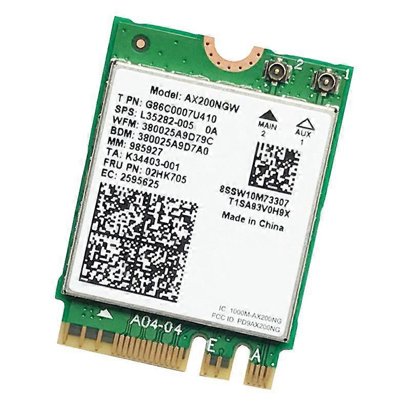 Ax200 Ax200ngw M.2 Ngff Wlan-netzwerkkarte, Bluetooth 5.0, Wlan 6