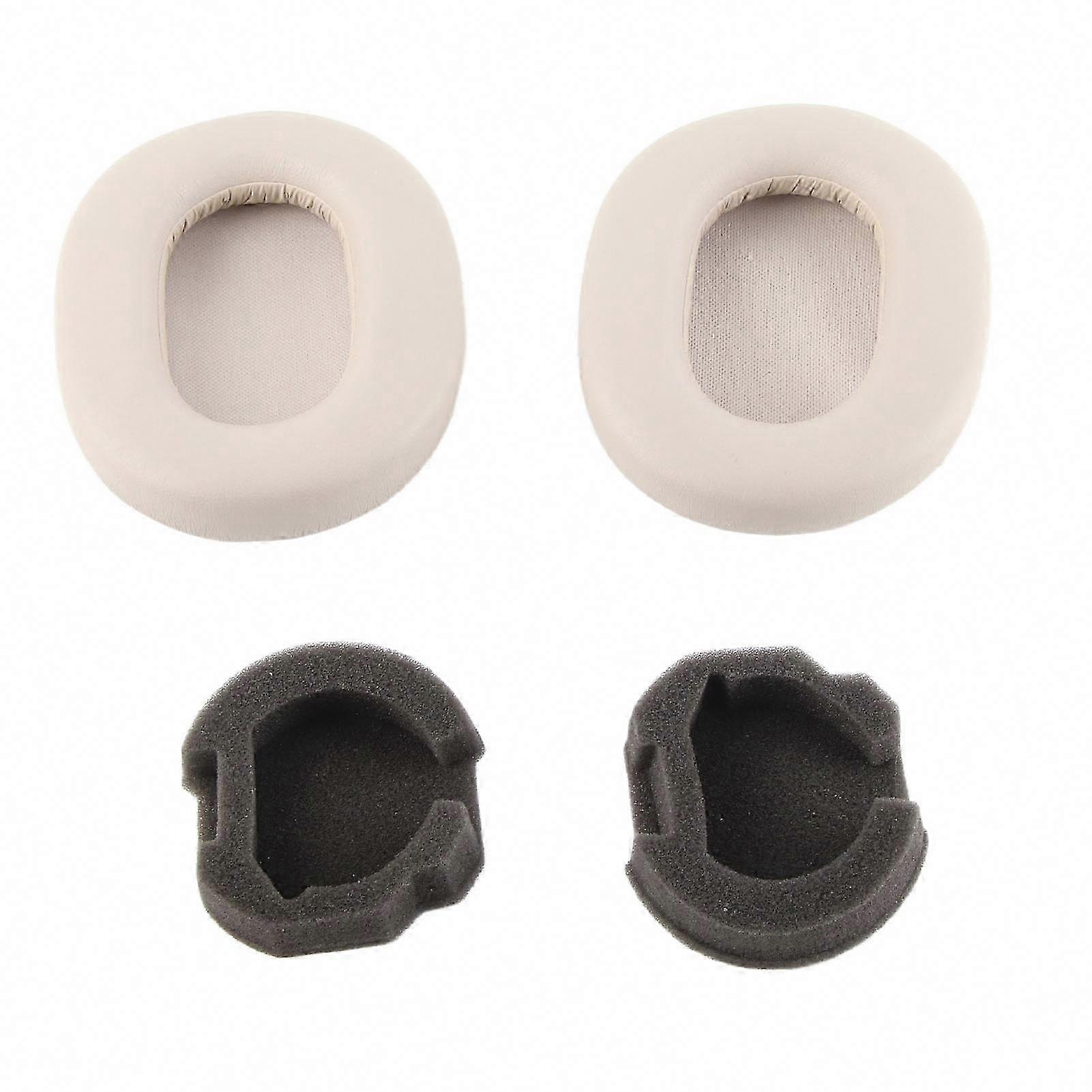 Ohrpolster Aus Proteinleder Für Wh-1000xm5 Wireless-kopfhörer – Geräuschdämpfender Memory-schaum, Ersatzpolsterung, Platinsilber