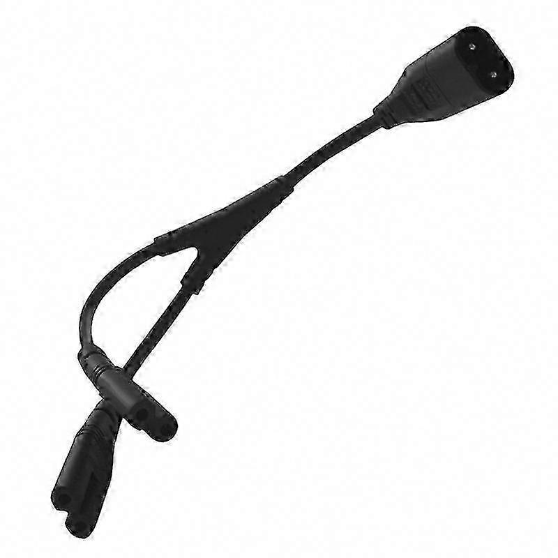 Y-förmiges Iec320 C8-kabel Auf 2 C7-buchsen (weiblich), Anschlusskabel Siehe Abbildung 8, Zweipoliger Stecker (männlich), 1 Eingang Auf 2 Ausgänge, 2-poliger Netzstecker, Standardlänge, Für Elektronis