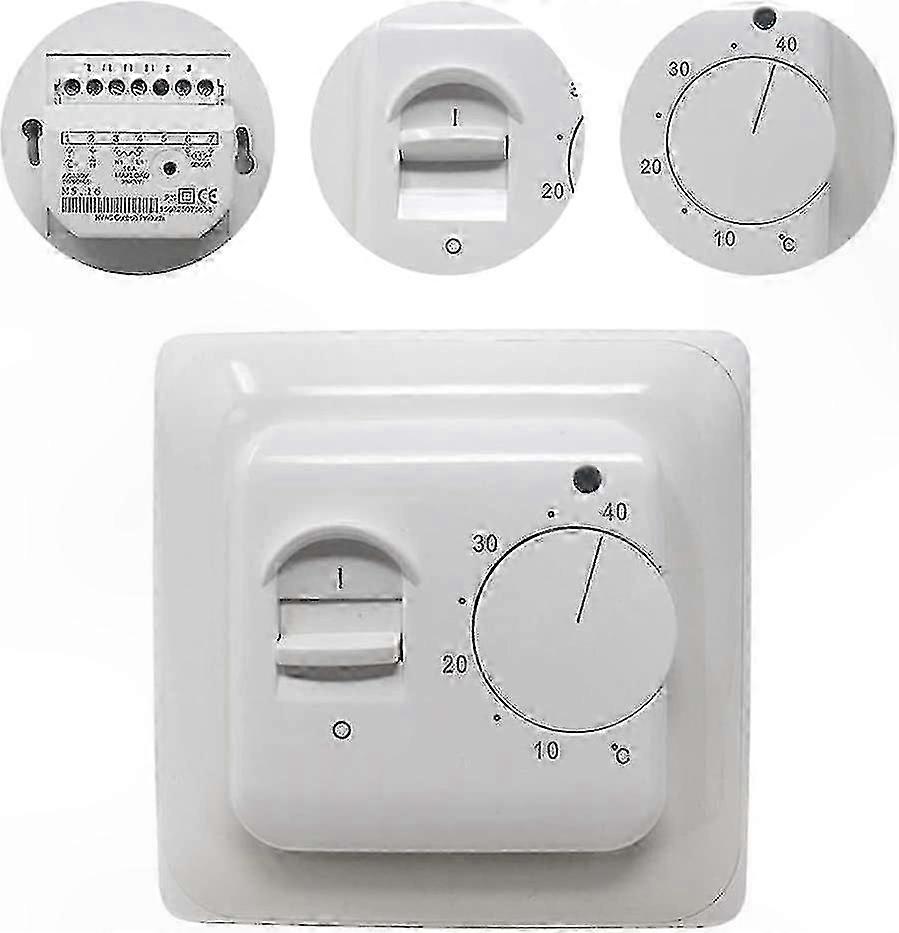 Mechanischer Fußbodenheizungsthermostat 220 V 16 A Mit Integriertem Bodensensor Zur Elektrischen Temperaturregelung