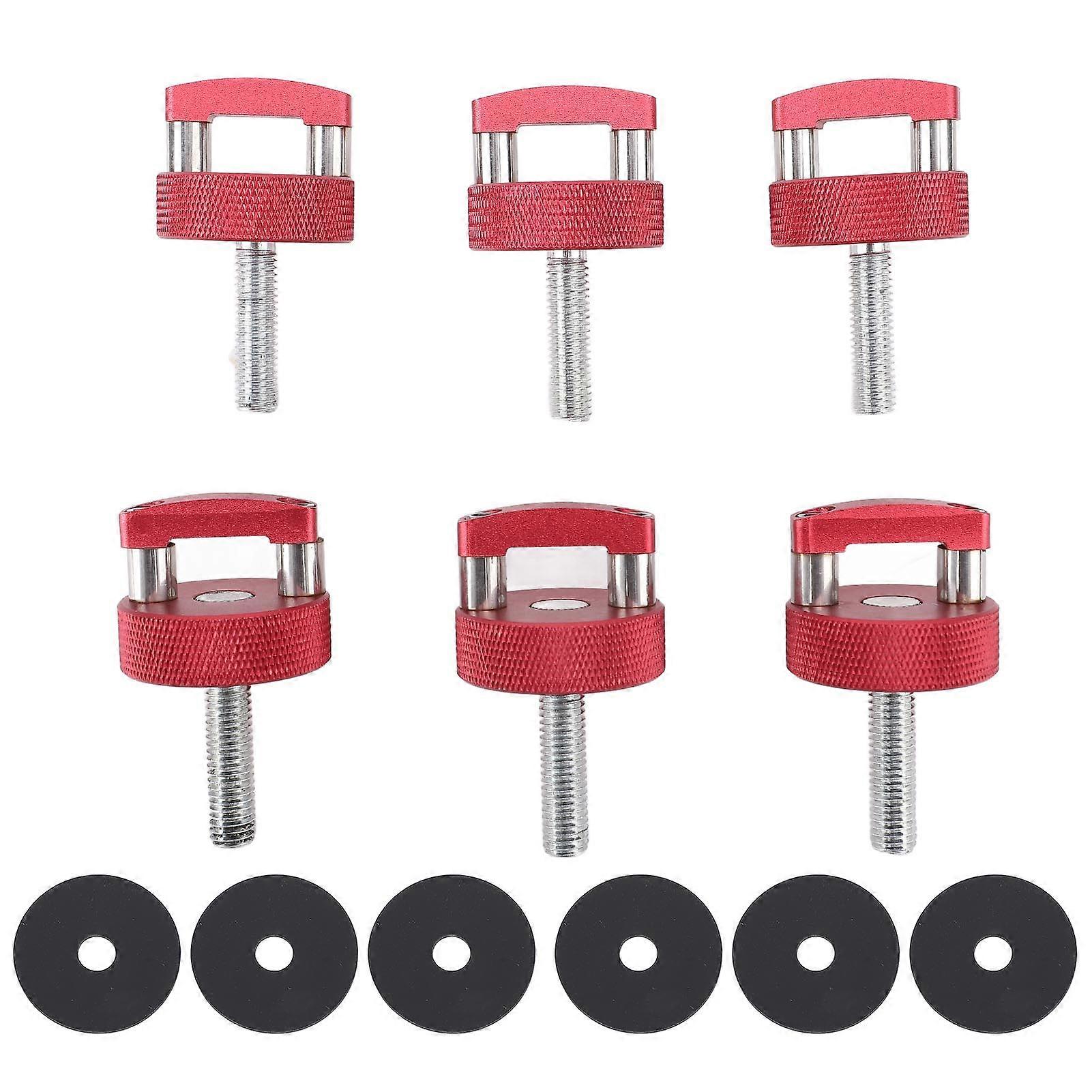 Rändelschraube Aus Eloxiertem Aluminium Mit Integriertem D-ring, Schnellverschluss, Befestigungselement Für Jeep Jk, Jl Und Jt, Ersatzteilset, Leichtes Und Langlebiges Befestigungselement