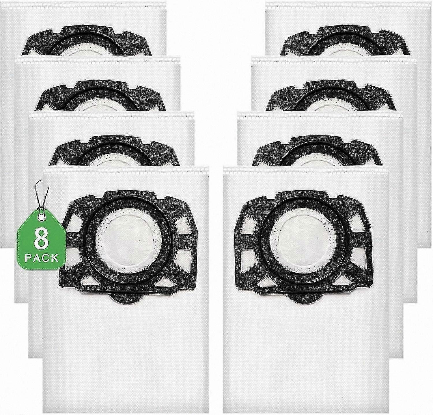 Universeller Ersatz-staubsaugerbeutel, 8er-packung, Kompatibel Mit Wd 2 Plus, Wd 3, Wd 3 Battery, Kwd 1, Für Nass- Und Trockenreinigung, Verschiedene Modelle, Robuster Mehrmarkenbeutel.