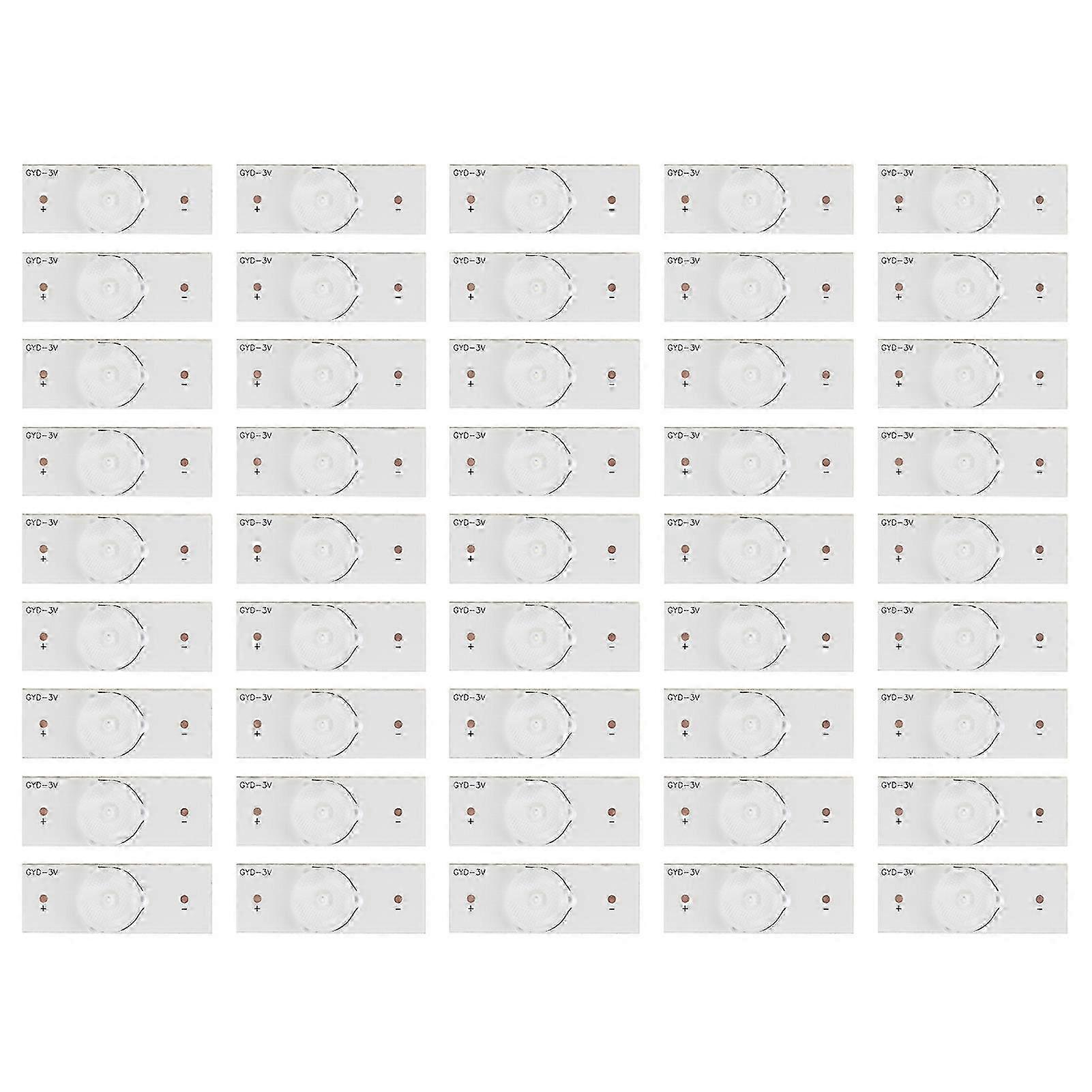 50 Smd 3v Led-pads Für 32-65 Zoll Flachbildfernseher, Glasfaserplatten, Ersatzlampen Für Die Tv-reparatur