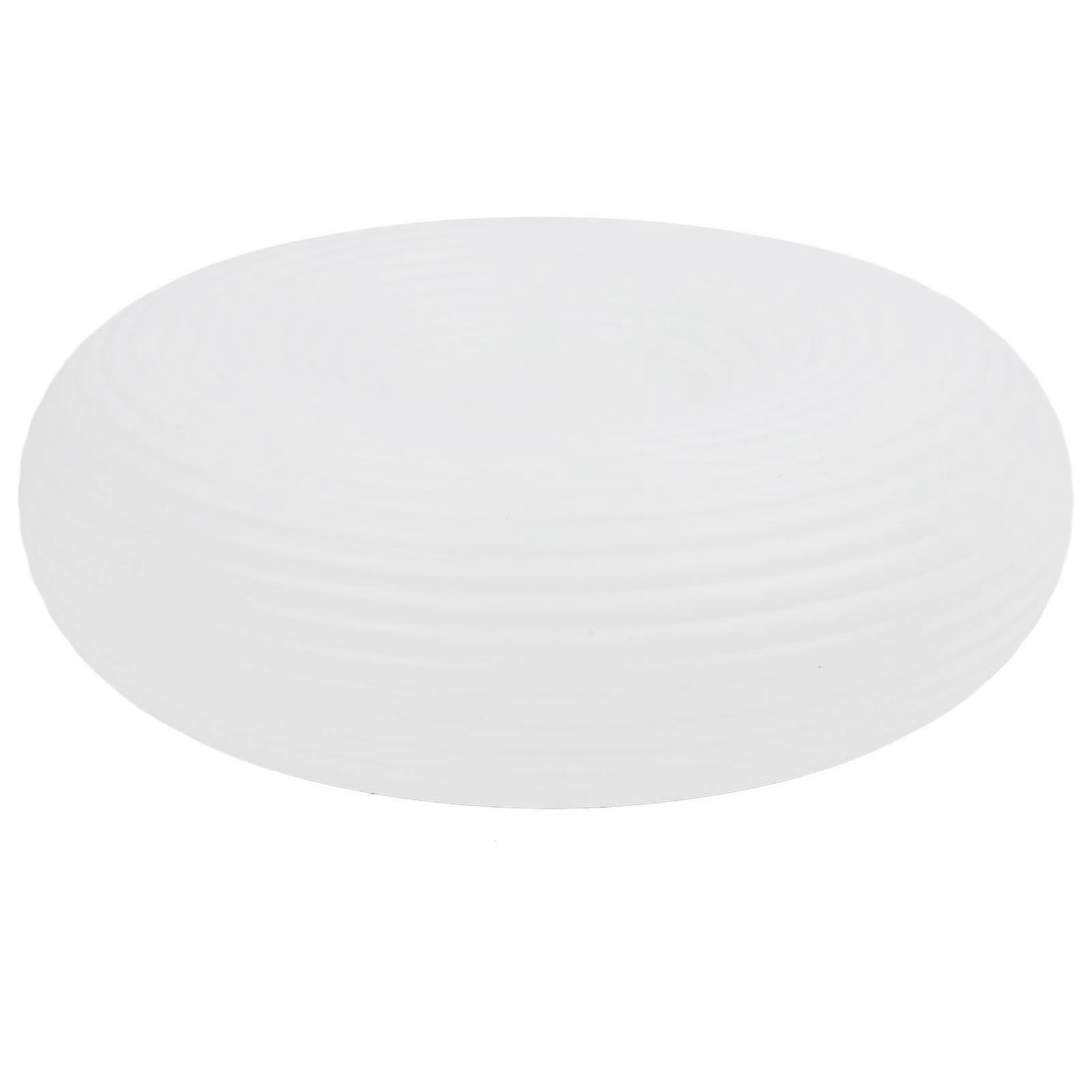 Runde, Cremeweiße Led-deckenleuchte Mit Schraubschirm, Ideal Für Wohnzimmer, Esszimmer Und Schlafzimmer.