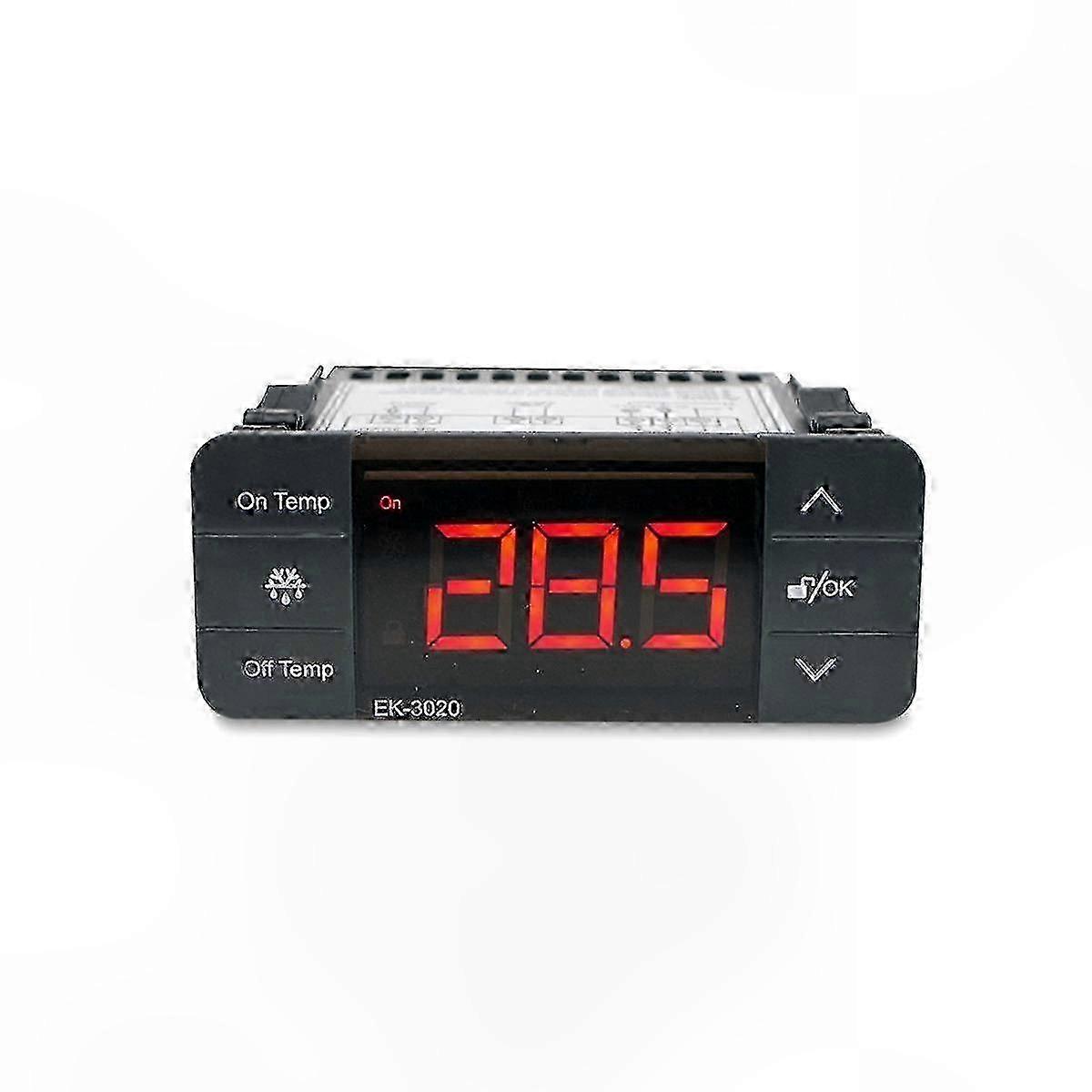 Digitaler 220-v-temperaturregler/thermostat Für Kühl- Und Abtauanlagen, Präzise Steuerung, Professioneller Einsatz, Zuverlässiges Gerät Für Kühlräume Und Kälteanlagen