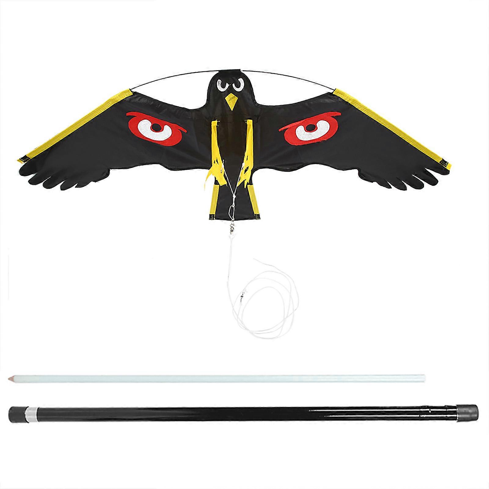 Vogelscheuchen-drachen Zur Abwehr Von Vögeln Für Garten, Gemüsebeet Und Feld, Pflanzenschutzwerkzeug Mit 7 Meter Langer Teleskopstange, Wirksames Vogelabwehrmittel.