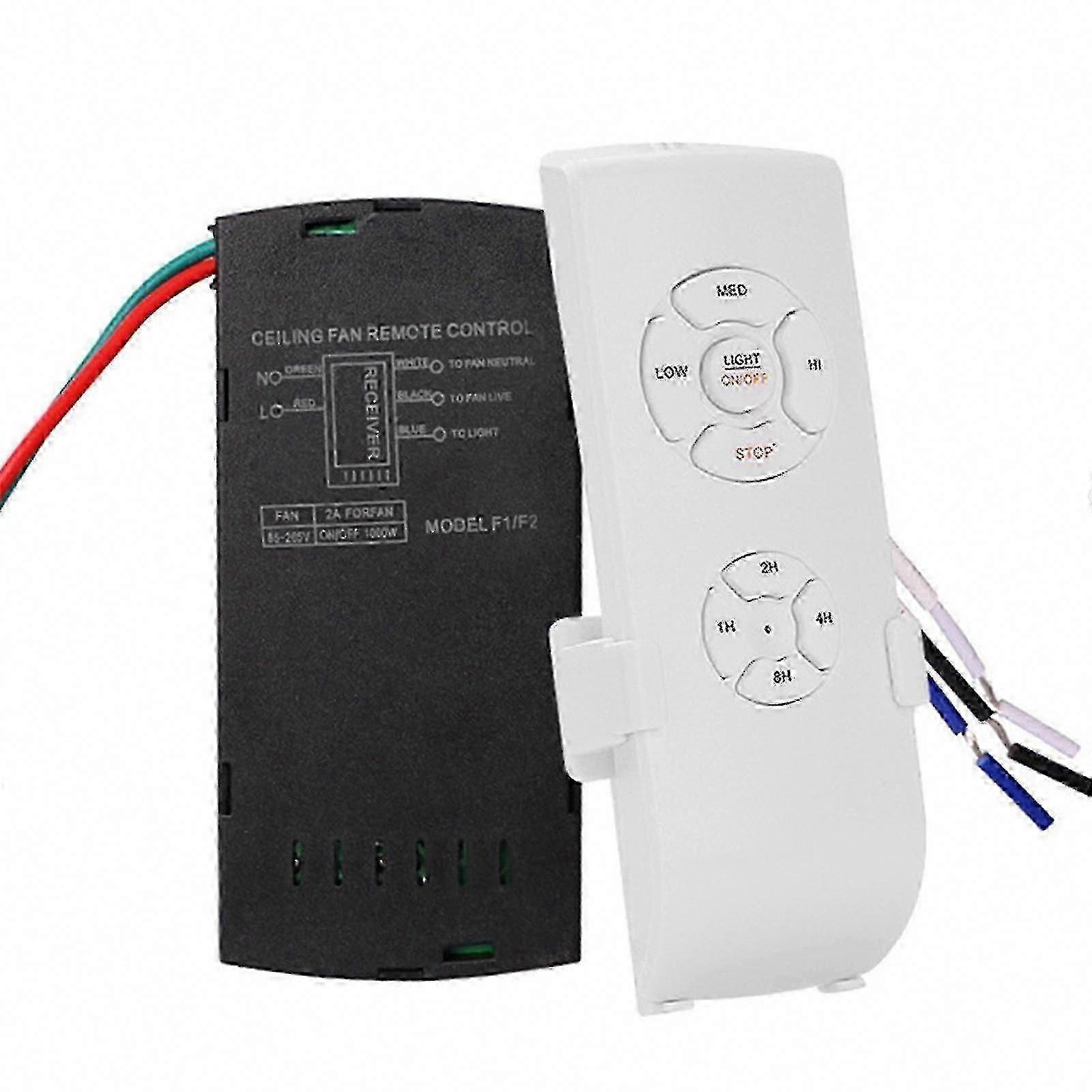 Deckenventilator Mit 15 M Leuchte, Universalempfänger-set, Drahtloser Fernbedienung Mit Timer