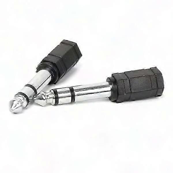 3,5-mm-klinkenbuchse Auf 6,35-mm-klinkenstecker Stereo-audioadapter 53 Mm, 6er-packung