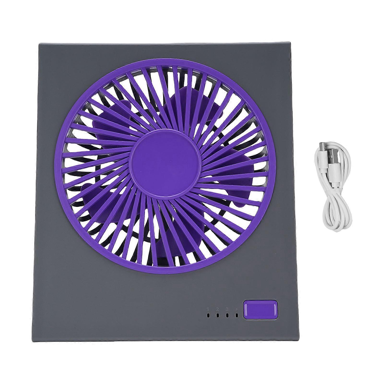 Tragbarer 4-stufiger Tischventilator, 180° Neigbar, Faltbar, Leise Und Leistungsstark, Kabellos Und Batteriebetrieben, Für Camping, Schlafzimmer Und Arbeit.