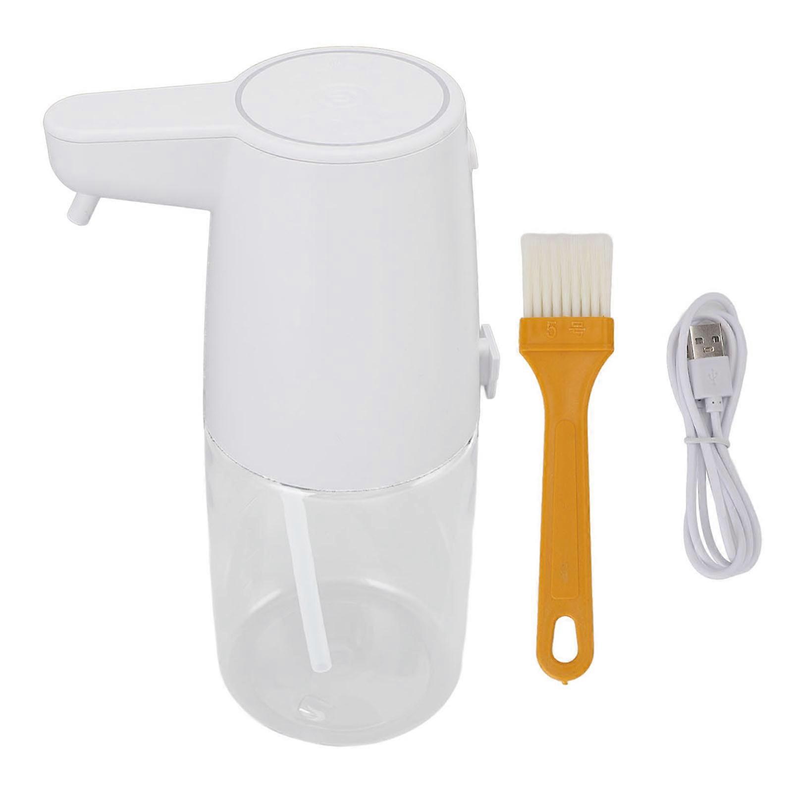 Wiederaufladbarer 450-ml-seifenspender Zur Wandmontage, Integriertes Led-licht, 4 Automatische Geschwindigkeitsstufen, Ipx7 Wasserdicht, Zur Wandmontage In Der Küche.