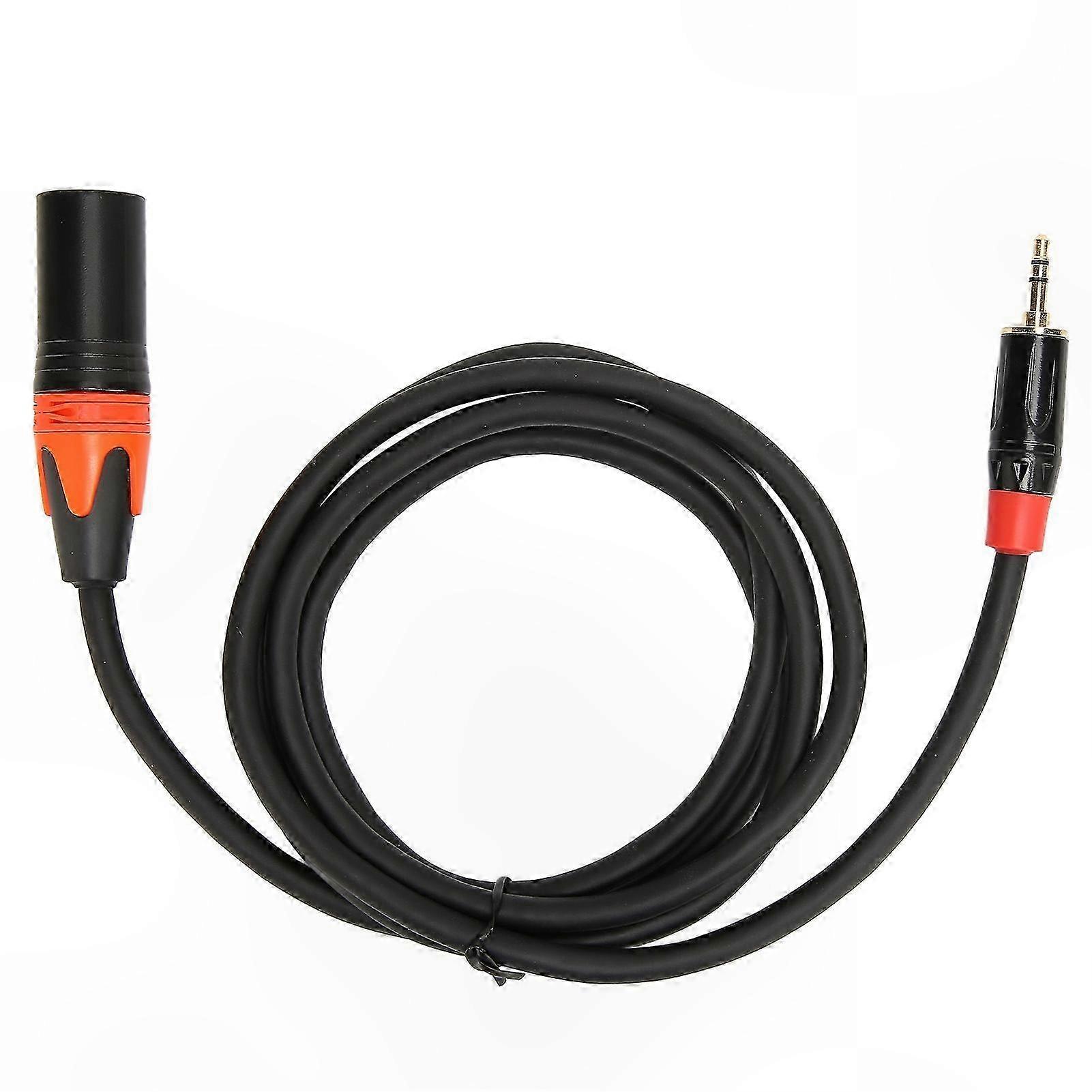 3,5-mm-klinke-auf-xlr-stecker-adapterkabel Für Telefon, Laptop, Lautsprecher Und Mischpult – 1,5 M, Aux-auf-xlr-anschlusskabel