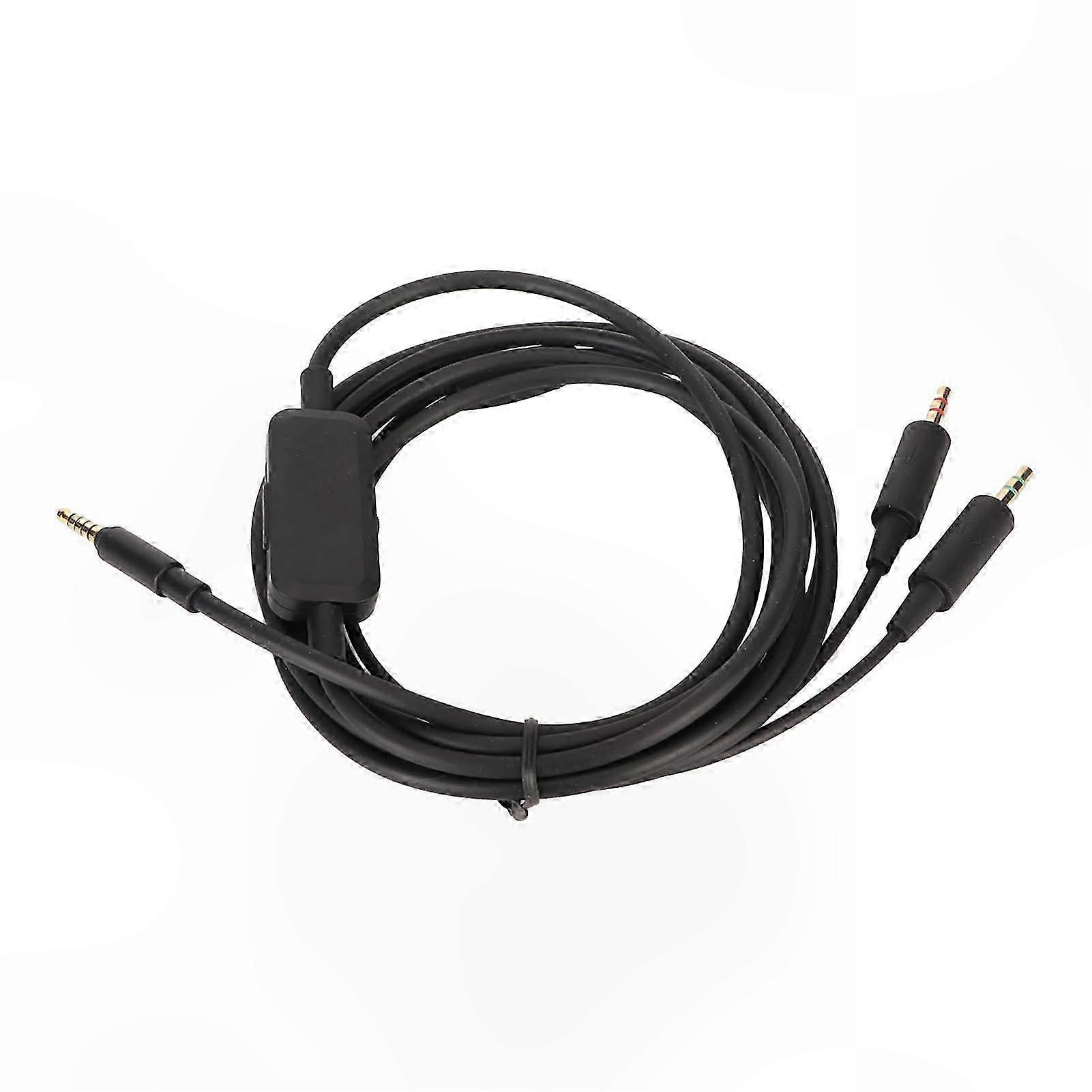 3,5-mm-ersatzkabel Mit Lautstärkerad Für Gaming-headsets, Hochwertiges Audiokabel, Kompatibel Mit Gaming-headsets, Standardlänge, Integrierte Lautstärkeregelung