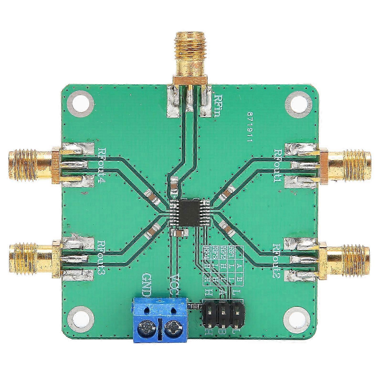 Industrielles Hf-4-wege-einpol-schaltmodul, Dc 5v Stromversorgung, 10-3500mhz Frequenz, Elektrische Versorgungen, Hochleistungsschalter.